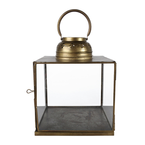 Farol de Cristal con Marco Negro Hecho a Mano - Farol de Vela Geométrico de Alta Calidad Resistente al Viento para Exteriores, Venta al por Mayor para Organizadores de Eventos - Product Image 3