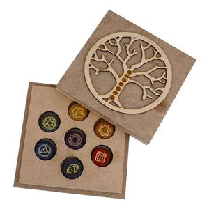 Best Quality Seven Chakra Set With <b>Wooden</b> Gift Box Chakra Set <b>7</b> Chakra Stone Set <b>for</b> <b>Sale</b> - Product Image 5