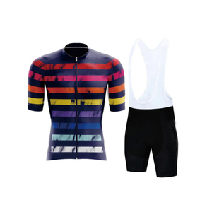 Nouveau design personnalisé à manches courtes cyclisme uniforme été course cyclisme maillots ensemble séchage rapide respirant hommes vêtements de vélo de route - Product Image 6