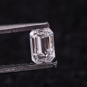 Emerald Cut 1.5 CVD Lab Grown Diamond | VVS EF Clarity DEF Color Certified Loose Step Cut Stone for Wholesale Supply - Product Image 1