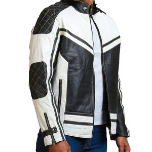 Veste en cuir de vachette douce au toucher pour hommes Meilleur fabricant OEM Nouveau style de veste en cuir pour hommes - Product Image 2