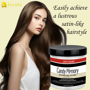 Crema Definizione Ricci Non Grassa, Balsamo Rigenerante per Capelli Ricci Naturali, Ondulati e a Spirale Arricchito con Burro di Karité e Olio d'Oliva - Product Image 5