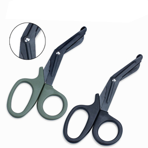 Gran oferta, tijeras de enfermera de primeros auxilios con mango naranja, tijeras de trauma paramédico de 18,5 CM, tijeras quirúrgicas, tijeras de vendaje de enfermera - Product Image 2