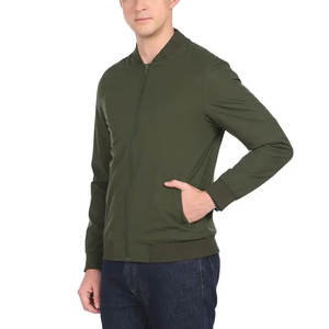 Chaquetas de manga larga para hombre hechas con material de LICRA 100%, chaquetas de LICRA de estilo callejero de secado rápido para hombre a la venta - Product Image 3
