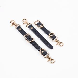 Fabricante personalizado BDSM Bondage cinturón muslo puños cuero genuino conjunto completo logotipo personalizado fácil de llevar diferentes colores - Product Image 4