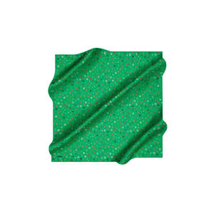 Designer <b>Green</b> <b>Silk</b> Crepe Satin Scarf with Geometric Pattern Luxury Long Scarf for Spring Summer Autumn and Party - Product Image 1