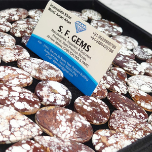 Cabochon de jaspe de cheval sauvage meilleur motif cheval sauvage pierre précieuse en vrac pour bijoux - Product Image 5