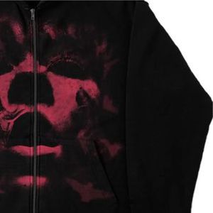 Sudaderas con Capucha de Primavera Ligeras y Transpirables Hechas a Medida de Alta Calidad para Hombre, con Parches Desgastados, Bordado, Tela de Felpa, 100% Algodón Vintage - Product Image 3