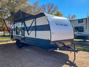 Affordable High Quality 6 Person Aluminum Travel <b>Trailer</b> Modern Slide-In Camper With Slide-Out Kitchen PVC <b>Floor</b> Ready For Sale - Product Image 1