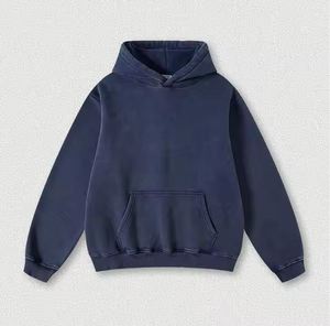 Sudadera con capucha de algodón pesado para hombre, lavado ácido, fabricante OEM, ajuste relajado directo, Sudadera con capucha para hombre, lavado ácido, aspecto callejero, fábrica OEM - Product Image 2