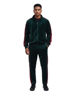 Vêtements de sport pour femmes, fabriqués en tissu respirant et moelleux, avec une coupe classique et régulière pour un usage quotidien, ensemble de survêtement en velours - Product Image 1