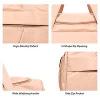 Sac de sport Oxford durable, grande capacité, léger, unisexe, pour la gym, les sports et les voyages, avec fermeture éclair, poignée souple et sangle réglable