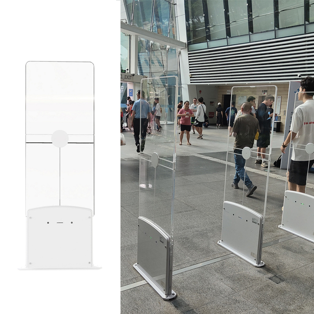HF ISO15693 Reader Gate Security Library Books Clothes Store Acrylic Anti-theft EAS Alarm System 13.56MHz Rfid Gate Door Reader
