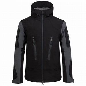 Cortavientos impermeable para exteriores, chaqueta de escalada de forro polar de secado rápido, suave, para mantener el calor, senderismo, esquí - Product Image 1
