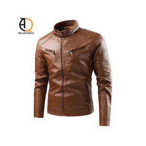 Chaqueta de Cuero de Moda al por Mayor para Motociclistas, Estilo Casual de Negocios y Urbano - Product Image 1