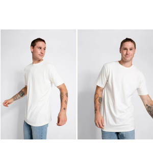 Pro Club, camiseta de manga corta de algodón pesado para hombre, Camiseta de cuello redondo Unisex de algodón pesado con cuello redondo, Camiseta de algodón de gran tamaño - Product Image 1