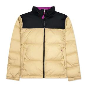 Blouson d'hiver pour homme, logo personnalisé sur le devant, col montant, blouson matelassé - Product Image 1