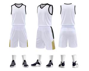 Conjunto de Camiseta y Pantalones Cortos de Baloncesto Reversibles Personalizados para Hombre, Nombre del Equipo, Número, Logotipo, Impresión Digital, Uniforme Deportivo de Talla Grande - Product Image 4