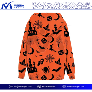 Sudadera con Capucha de Forro Polar Ligero y Transpirable para Mujer, Estilo Vintage, Sublimación Completa, Diseño Personalizado con Estampado Completo, Ropa Deportiva de Invierno - Product Image 3