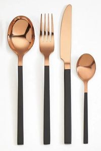 Juego de cubiertos de acero inoxidable ecológico de primera calidad, acabado de espejo, utensilios de cubiertos, Apto para lavavajillas, espejo ecológico a granel - Product Image 3