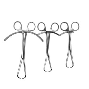 Pince de réduction osseuse pointue manuelle Vaslcare | Instrument de maintien d'os chirurgical orthopédique Mâchoire à cliquet incurvée en acier inoxydable allemand - Product Image 1