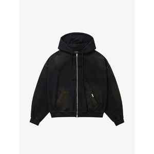 Sweat à capuche surdimensionné personnalisé avec fermeture éclair intégrale, tissu en polaire doux qui vous garde au chaud et confortable - Product Image 4