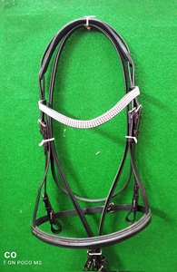Juego de tachuelas de cuero de vaca genuino, bridas de caballo de la mejor calidad, equipo de equitación hecho a mano con precio competitivo al por mayor - Product Image 2