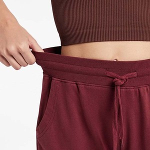 <b>Women's</b> High Waist Drawstring Fleece Eco-Friendly Sweatpants Solid Color Casual <b>Joggers</b> Pockets <b>Knitted</b> Cotton Pants Trousers - Product Image 6