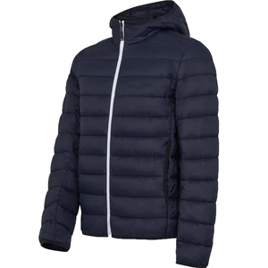 Chaqueta acolchada de secado rápido personalizada de alta calidad, coste al por mayor, chaqueta personalizada para hombre, Abrigo acolchado ligero de talla grande OEM para hombre - Product Image 1