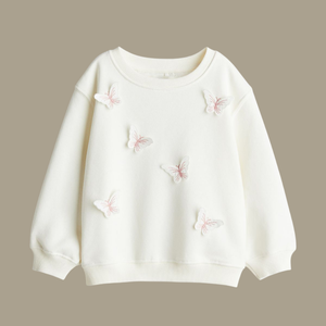 Sweat-shirt unisexe en coton doux pour bébé tout-petit tenue tricotée respirante décontracté fabricant OEM pull à blocs de couleurs design - Product Image 3