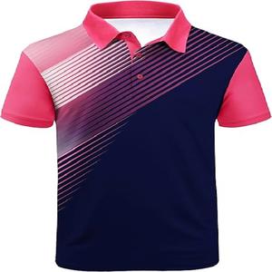 Nouveau T-shirt imprimé 3D de golf pour hommes minces 100% coton anti-rides décontracté à manches courtes - Product Image 3