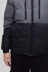 Último diseño logotipo personalizado invierno deporte al aire libre a prueba de viento impermeable cálido acolchado algodón polar acolchado hombres chaqueta acolchada - Product Image 5