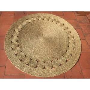 Eco-Friendly Seagrass Mat, Handmade Natural Seagrass Mat <b>Rug</b> Premium Woven Floor Mat for Home Resort Hotel Decor - Product Image 4