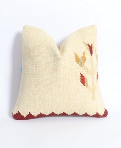 Housses de coussin en jute de laine Kilim de luxe 18x18 oreillers Kelim décoratifs géométriques fabriqués à la main belle technique tissée de décor à la maison - Product Image 2