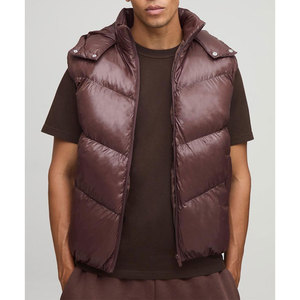 Gilet matelassé léger et décontracté pour hommes, résistant à l'eau, chaud et élégant - Product Image 4