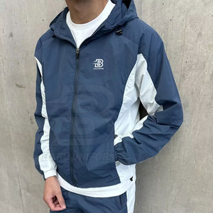 Oem Service Windbreaker Hoodie Set Último diseño personalizado Color y tamaño Windbreaker Winter Hoodie para la venta - Product Image 5