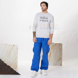 Sweat-shirt pour homme tendance, streetwear moderne, pull à finition lisse, adapté au style urbain, à porter au quotidien - Product Image 3