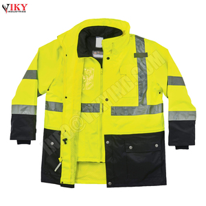 VIKY INDUSTRIES – veste de sécurité étanche et réfléchissante, OEM 100% Polyester, de bonne qualité, vente en gros - Product Image 5