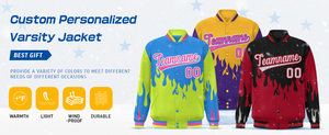 KWICLO Craft Varsity Jacket-100% Polyester Reversible & Windproof Breathable Winter Men's - Product Image 6
