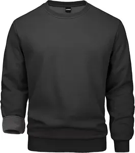 Sweatshirt Met Lange Mouwen, Casual, Unisex Trui Met Warme Fleeceprint 100% Katoenen Sweatshirts Met Private Label