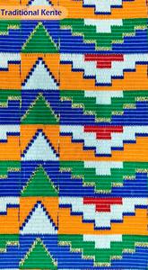 Ethnic Design Material Traditional Wear Fashion Width 51 Inches Kente Jacquard Woven 100% Cotton Medium Weight 270 Accessories - Product Image 3