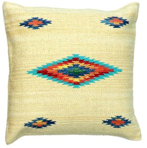 Square <b>Printed</b> Cotton <b>Cushion</b> Cover with Stitching for Home & Hospital Use - Product Image 2