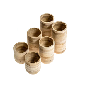 Venta al por mayor portavelas de madera decorativo boda Bar fiesta sala de estar portavelas - Product Image 1