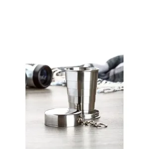 Gobelet personnalisé Nautilus en acier inoxydable, gadgets pliables - Product Image 2