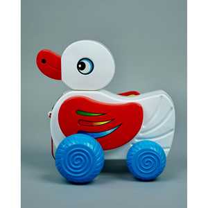 Adorable Pato de Juguete para Arrastrar, Andador de Plástico para Bebés con Juego de Compañeros de Paseo Incluido - Product Image 2