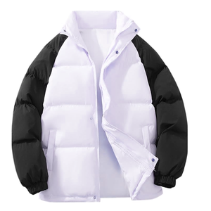 Meilleure vente de haute qualité Hiver chaud veste en coton bouffant hommes vente en gros Varsity personnalisé doudounes pour hommes - Product Image 2