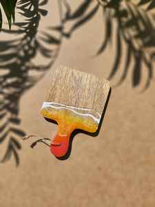 Tablas de Cortar de Madera de Resina Hechas a Mano con Madera de Acacia Maciza y Madera de Mango con Acabado Liso, Ideales para Verduras - Product Image 2