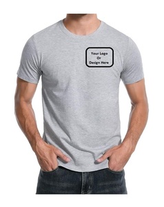 Camiseta personalizada al por mayor para hombre 100% algodón liso camiseta de gran tamaño fabricante estampado personalizado Camiseta de manga corta para hombre - Product Image 1