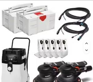 OFERTA DE DESCUENTO, Lijadora Neumática Orbital Aleatoria de 3 mm, Modelo GENUINE RUPEE S245EPL/EP2CASE/3, Paquete Doble, DISPONIBLE AL POR MAYOR, LISTA PARA ENVIAR - Product Image 5