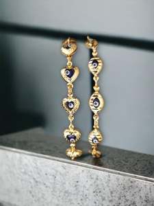 สร้อยข้อมือเคลือบหินเซอร์คอน - Product Image 2